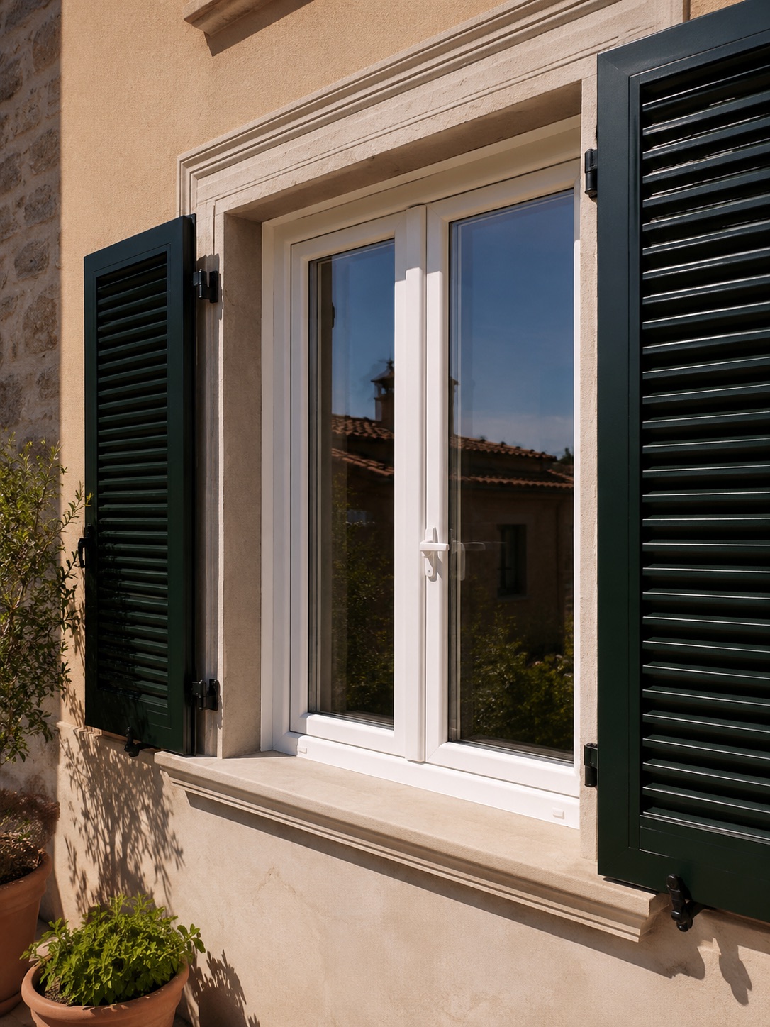 Infissi in PVC su misura con persiane